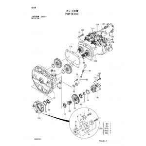 Hitachi Zaxis 225US-3 and Zaxis 225USLC-3 Crawler Excavator set of Parts Catalogs