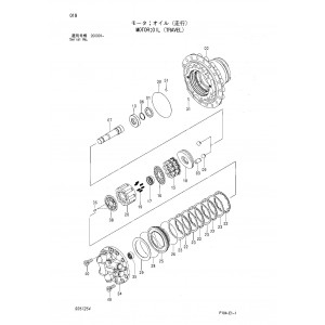 Hitachi Zaxis 225US-3 and Zaxis 225USLC-3 Crawler Excavator set of Parts Catalogs