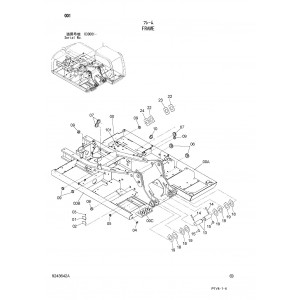 Hitachi Zaxis 270-3, Zaxis 270LC-3, Zaxis 280LC-3, Zaxis 280LCN-3 and Zaxis 280LCH-3 Crawler Excavator set of Parts Catalogs