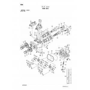 Hitachi Zaxis 270-3, Zaxis 270LC-3, Zaxis 280LC-3, Zaxis 280LCN-3 and Zaxis 280LCH-3 Crawler Excavator set of Parts Catalogs