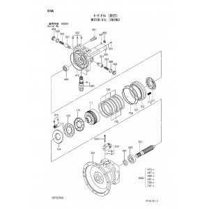 Hitachi Zaxis 270-3, Zaxis 270LC-3, Zaxis 280LC-3, Zaxis 280LCN-3 and Zaxis 280LCH-3 Crawler Excavator set of Parts Catalogs