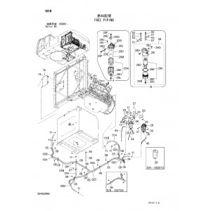 Hitachi Zaxis 330-3, Zaxis 330LC-3, Zaxis 350LC-3, Zaxis 350LCN-3, Zaxis 350H-3, Zaxis 350LCH-3, Zaxis 350K-3 and Zaxis 350LCK-3 Crawler Excavator set of Parts Catalogs