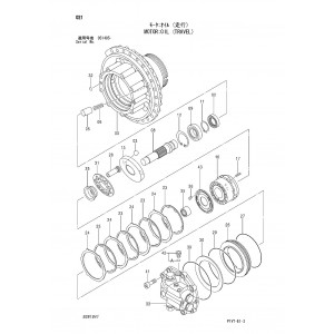 Hitachi Zaxis 330-3, Zaxis 330LC-3, Zaxis 350LC-3, Zaxis 350LCN-3, Zaxis 350H-3, Zaxis 350LCH-3, Zaxis 350K-3 and Zaxis 350LCK-3 Crawler Excavator set of Parts Catalogs