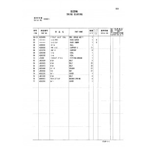 Hitachi-Sumitomo SCX700 Crawler Crane set of Parts Catalogs