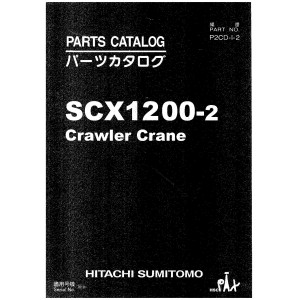 Hitachi-Sumitomo SCX1200-2 Crawler Crane set of Parts Catalogs