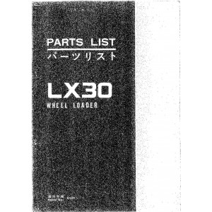 Hitachi LX-30 Wheel Loader set of Service Manuals