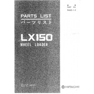 Hitachi LX150 Wheel Loader set of Service Manuals