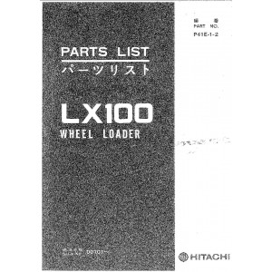 Hitachi LX100 Wheel Loader set of Service Manuals