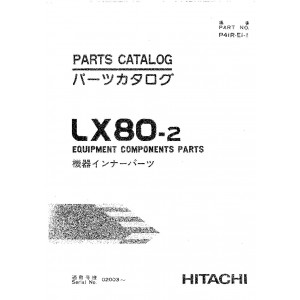 Hitachi LX80-2 and LX80-2C Wheel Loader set of Service Manuals