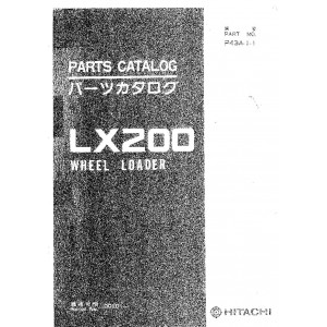 Hitachi LX200 Wheel Loader set of Service Manuals