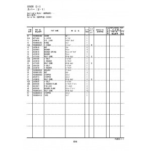 Hitachi Zaxis 33U-5A Compact Excavator set of Parts Catalogs