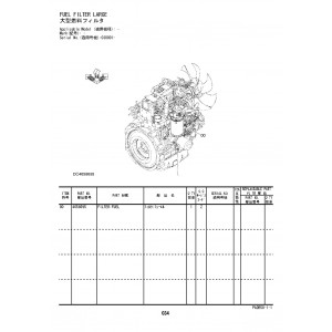 Hitachi Zaxis 33U-5A Compact Excavator set of Parts Catalogs