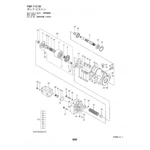 Hitachi Zaxis 33U-5A Compact Excavator set of Parts Catalogs