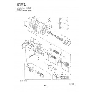 Hitachi Zaxis 55U-5A Compact Excavator set of Parts Catalogs