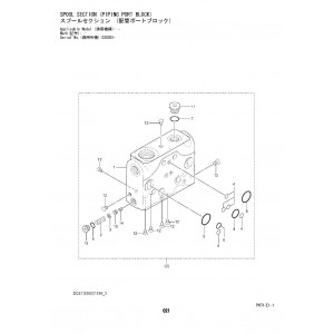 Hitachi Zaxis 65USB-5A Compact Excavator set of Parts Catalogs