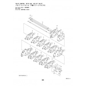 Hitachi Zaxis 65USB-5A Compact Excavator set of Parts Catalogs