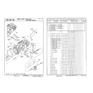 Hitachi EX60WD Wheel Excavator set of Parts Catalogs