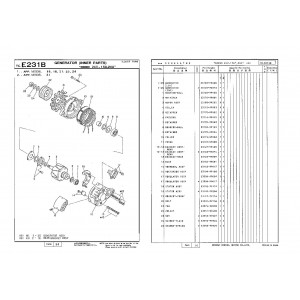 Hitachi EX60WD Wheel Excavator set of Parts Catalogs