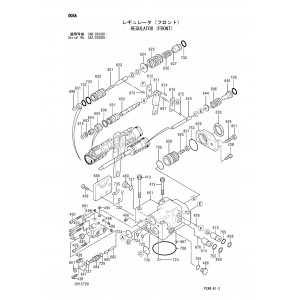 Hitachi Zaxis 130W Wheel Excavator set of Parts Catalogs