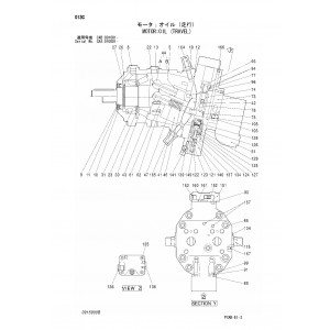 Hitachi Zaxis 130W Wheel Excavator set of Parts Catalogs