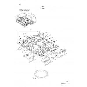 Hitachi Zaxis 160W Wheel Excavator set of Parts Catalogs