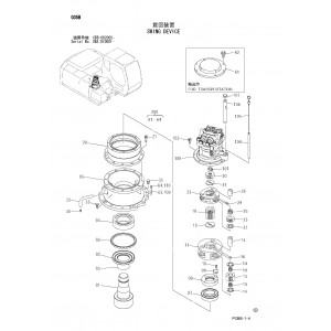 Hitachi Zaxis 160W Wheel Excavator set of Parts Catalogs