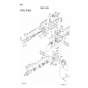 Hitachi Zaxis 160W Wheel Excavator set of Parts Catalogs