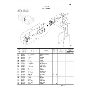 Hitachi Zaxis 180W Wheel Excavator set of Parts Catalogs