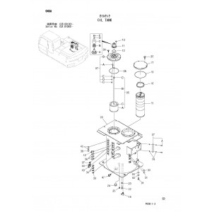 Hitachi Zaxis 180W Wheel Excavator set of Parts Catalogs