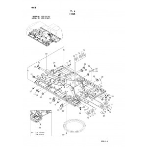 Hitachi Zaxis 210W Wheel Excavator set of Parts Catalogs