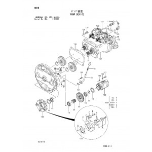 Hitachi Zaxis 140W-3 Wheel Excavator set of Parts Catalogs