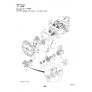 Hitachi Zaxis 145W-3 Wheel Excavator set of Parts Catalogs