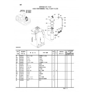 Hitachi Zaxis 170W-3 Wheel Excavator set of Parts Catalogs