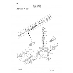 Hitachi Zaxis 170W-3 Wheel Excavator set of Parts Catalogs