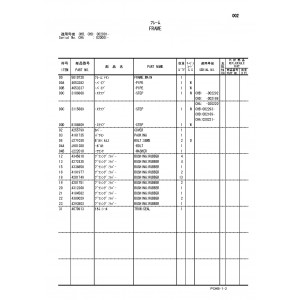 Hitachi Zaxis 190W-3 Wheel Excavator set of Parts Catalogs