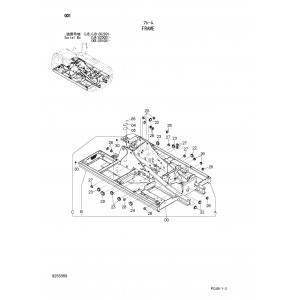 Hitachi Zaxis 210W-3 and Zaxis 220W-3 Wheel Excavator set of Parts Catalogs