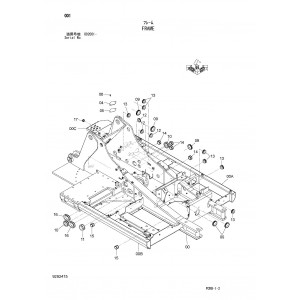 Hitachi Zaxis 250W-3 Wheeled Material Handler set of Parts Catalogs