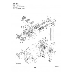 Hitachi Zaxis 250LC-5B and Zaxis 250LCN-5B Crawler Excavator set of Parts Catalogs