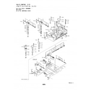 Hitachi Zaxis 250LC-5B and Zaxis 250LCN-5B Crawler Excavator set of Parts Catalogs