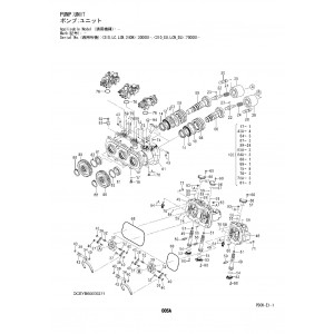 Hitachi Zaxis 210-5B, Zaxis 210LC-5B, Zaxis 210LCN-5B and Zaxis 240N-5B Crawler Excavator set of Parts Catalogs