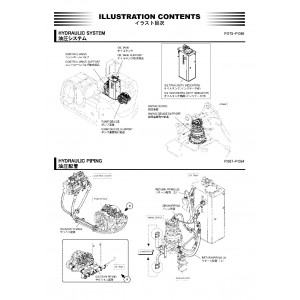 Hitachi Zaxis 225USLC-5B Crawler Excavator set of Parts Catalogs