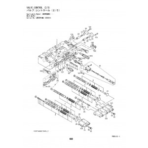 Hitachi Zaxis 225USRLC-5B Crawler Excavator set of Parts Catalogs