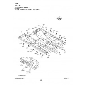 Hitachi Zaxis 350LC-7 and Zaxis 350LCN-7 Crawler Excavator set of Parts Catalogs