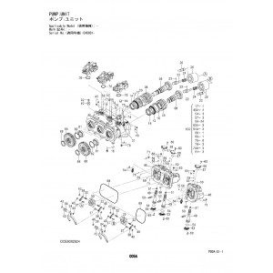 Hitachi Zaxis 290LC-5B and Zaxis 290LCN-5B Crawler Excavator set of Parts Catalogs