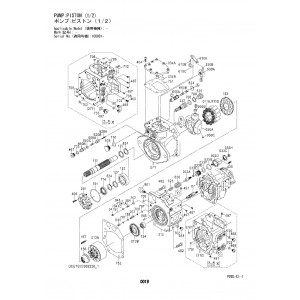 Hitachi Zaxis 85USB-5A Compact Excavator set of Parts Catalogs