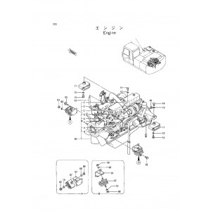 Hitachi EX200-2 and EX200LC-2 Crawler Excavator set of Parts Catalogs