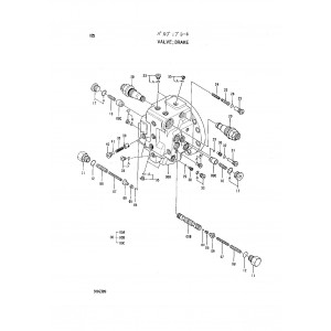 Hitachi EX200-2 and EX200LC-2 Crawler Excavator set of Parts Catalogs