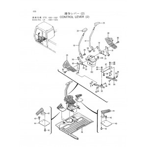 Hitachi EX220-3 and EX220LC-3 Crawler Excavator set of Parts Catalogs