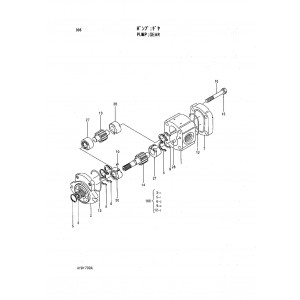 Hitachi EX300-3C, EX300LC-3C, EX300H-3C and EX300HLC-3C Crawler Excavator set of Parts Catalogs