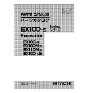 Hitachi EX100-5, EX100M-5, EX110M-5 and EX100-5E Compact Excavator set of Parts Catalogs